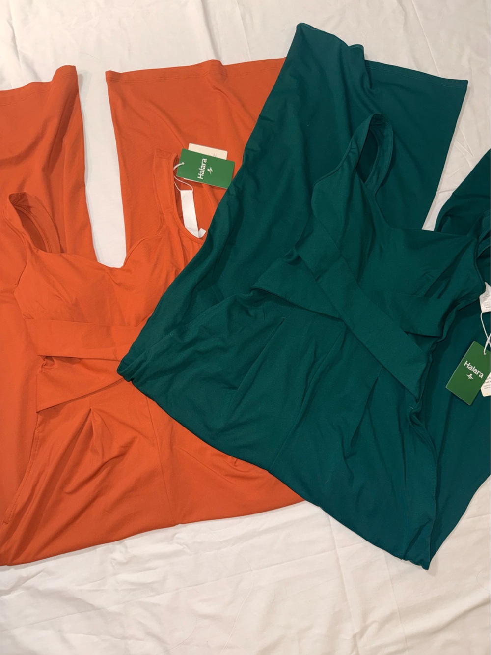 Two Halara U Back Sleeveless Casual Jumpsuit with Pockets